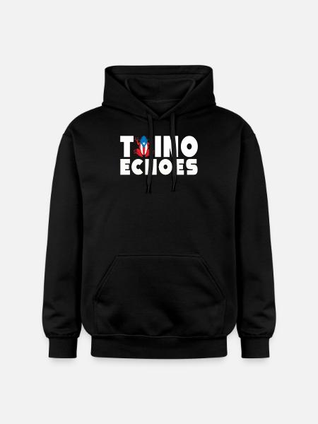Taíno Echoes Caribbean Ancestry Pride - Gildan Unisex Softstyle® Midweight Hoodie - black