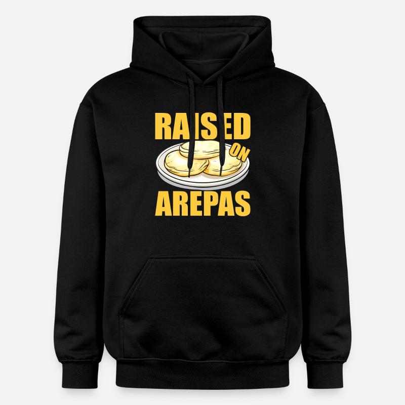 Arepas vénézuélienne - Sweat à capuche Softstyle® Gildan Unisexe - noir