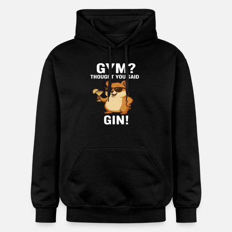GIN Hamster - Sweat à capuche Softstyle® Gildan Unisexe - noir