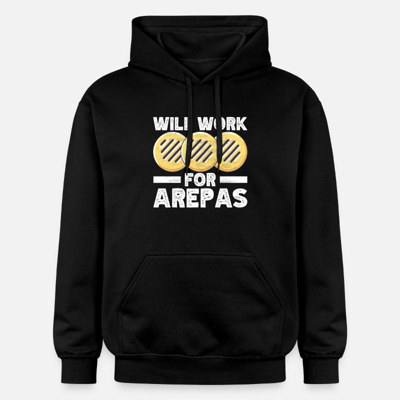 Arepas vénézuélienne - Sweat à capuche Softstyle® Gildan Unisexe - noir