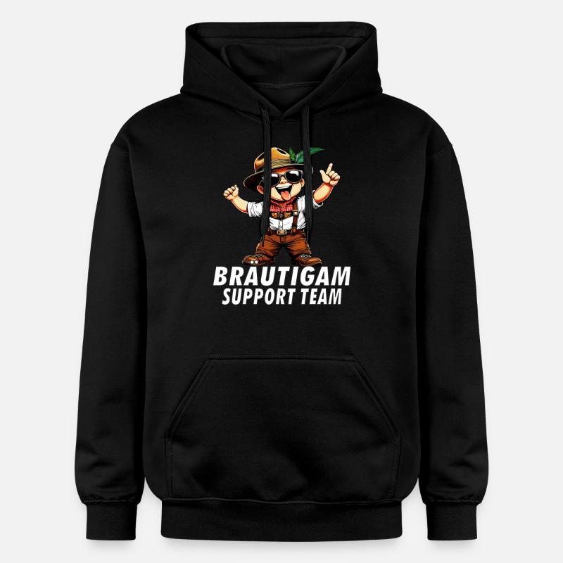 ÉQUIPE D’ASSISTANCE AU PALEFRAGE - Sweat à capuche Softstyle® Gildan Unisexe - noir