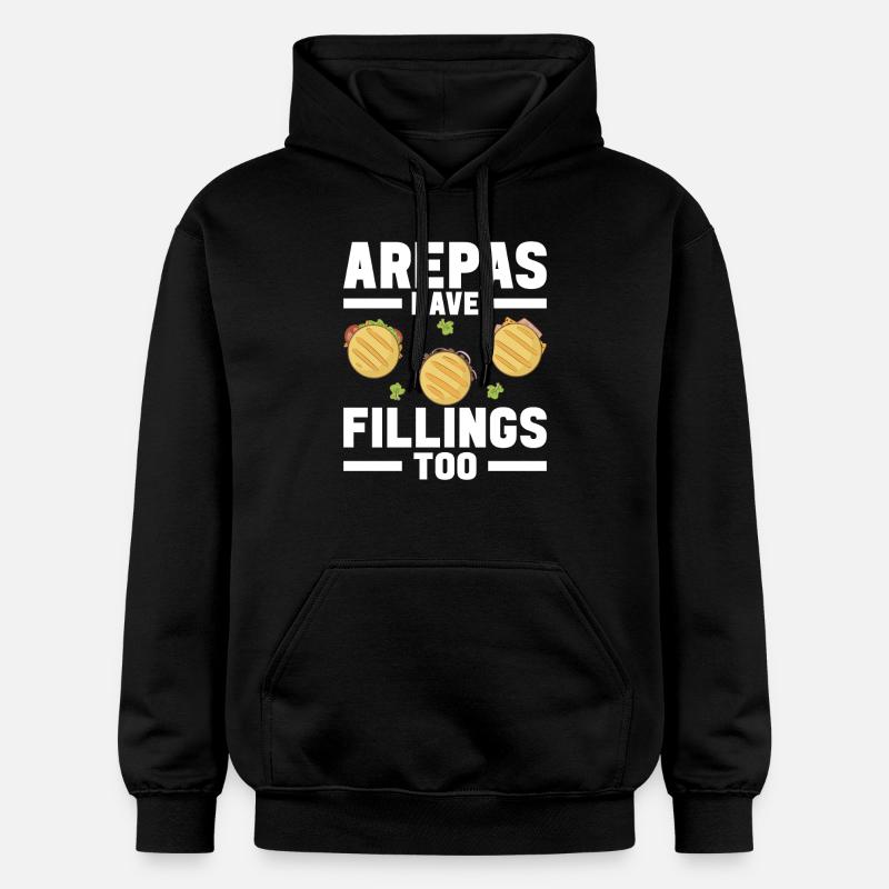 Arepas vénézuélienne - Sweat à capuche Softstyle® Gildan Unisexe - noir