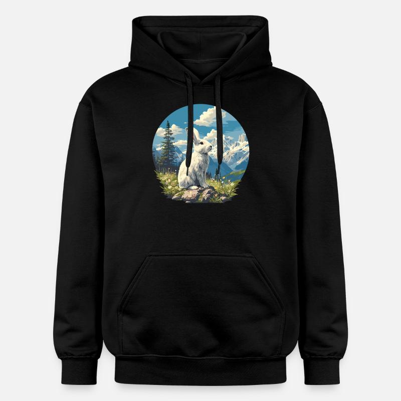Lapin Lapin - Sweat à capuche Softstyle® Gildan Unisexe - noir