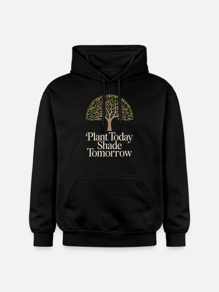 Arbor Day Træ Plante Naturelsker Øko Grøn - Gildan Softstyle® Midweight unisex-hoodie - sort