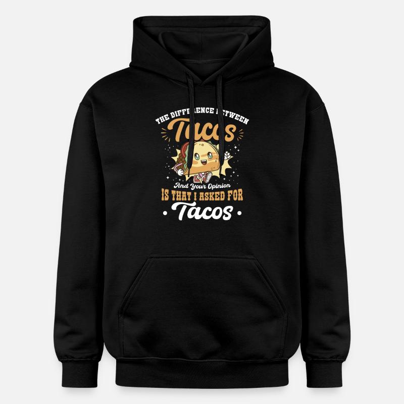 Tacos mexicains Tacos mexicains - Sweat à capuche Softstyle® Gildan Unisexe - noir