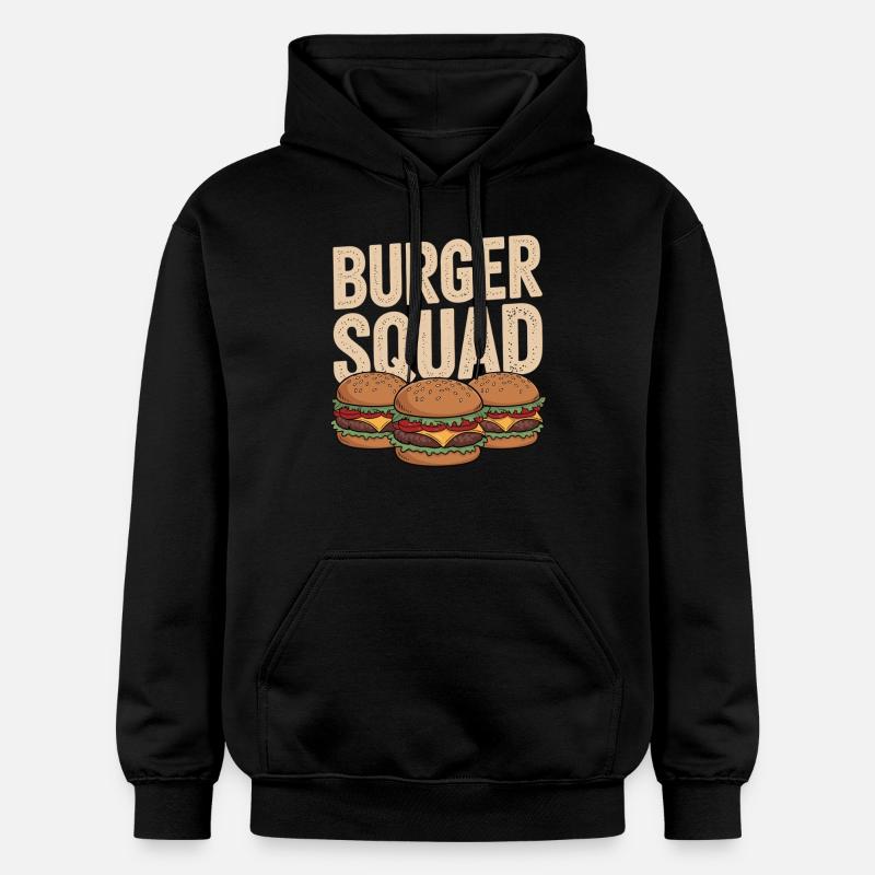 Chemise Team Cheeseburger - Sweat à capuche Softstyle® Gildan Unisexe - noir