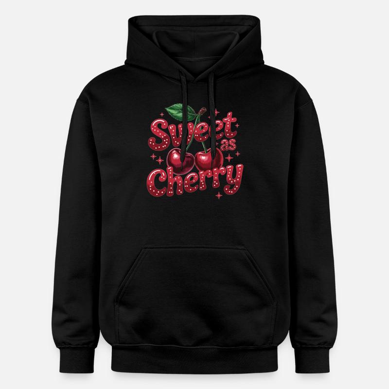 Doux comme la cerise - Sweat à capuche Softstyle® Gildan Unisexe - noir