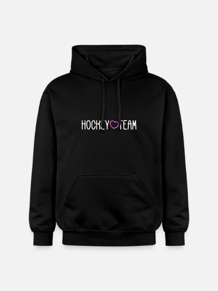 Hockey Team - Gildan Unisex Softstyle® Midweight Hoodie - black