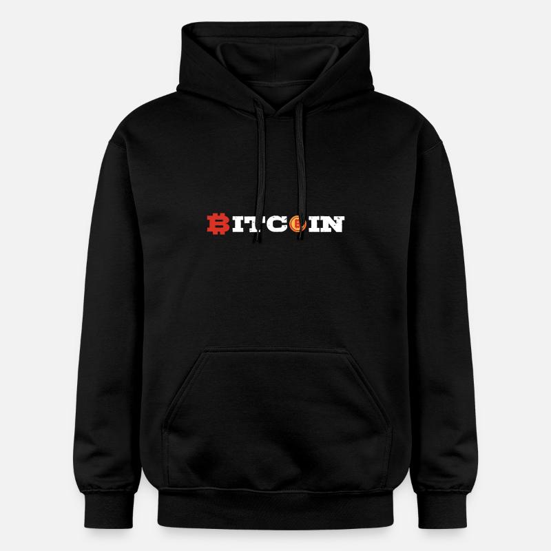 Bitcoin - Sweat à capuche Softstyle® Gildan Unisexe - noir