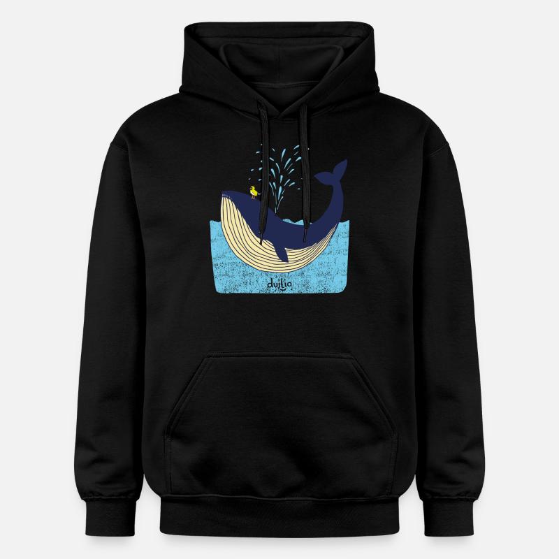 duilio wal - Gildan Unisex Softstyle® Midweight Hoodie - Schwarz