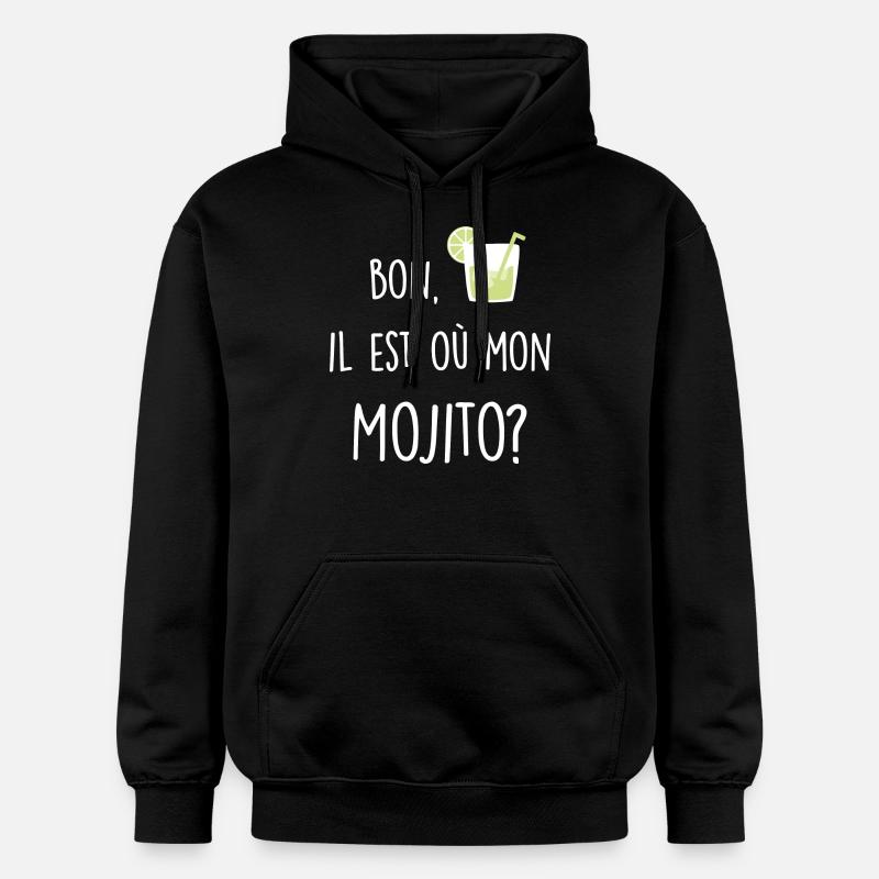 Mon mojito - Sweat à capuche Softstyle® Gildan Unisexe - noir
