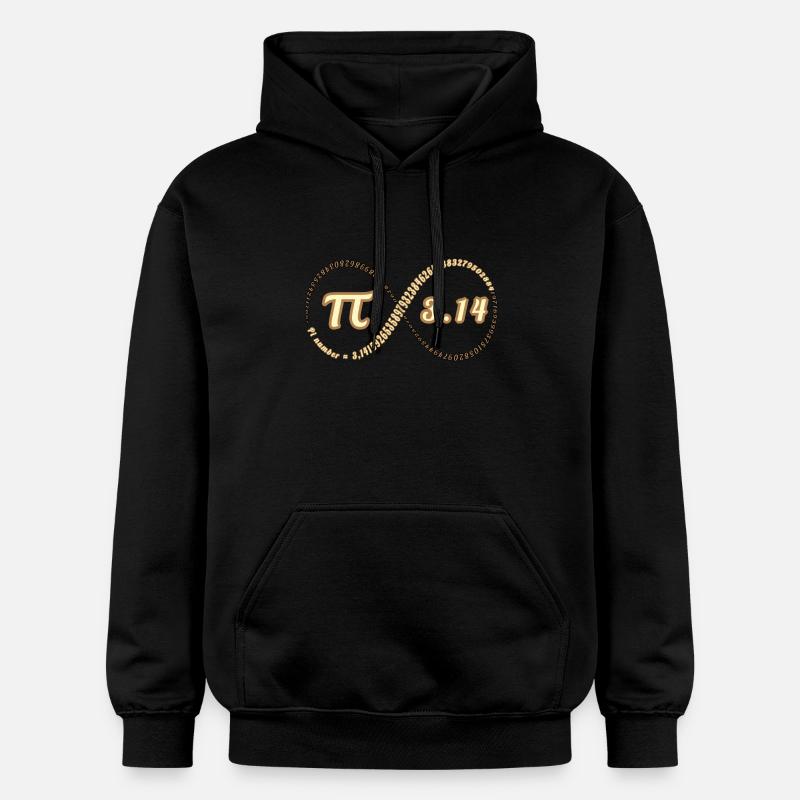 Fascinant nombre Pi - Sweat à capuche Softstyle® Gildan Unisexe - noir