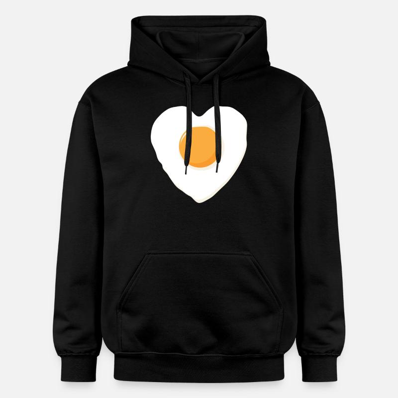 amour fried - Sweat à capuche Softstyle® Gildan Unisexe - noir
