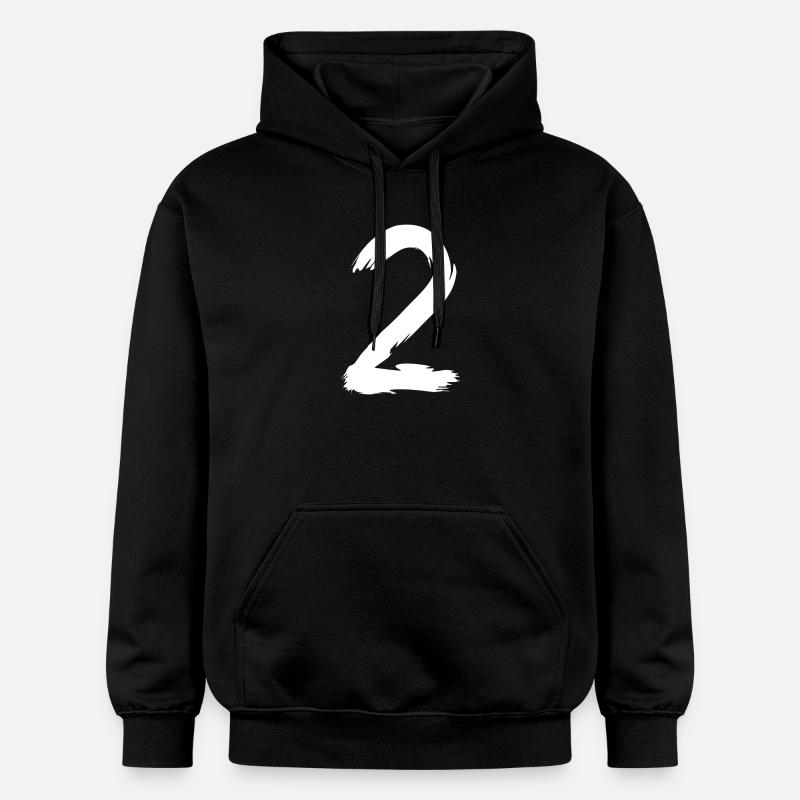 Numéro 2 Brosse - Sweat à capuche Softstyle® Gildan Unisexe - noir