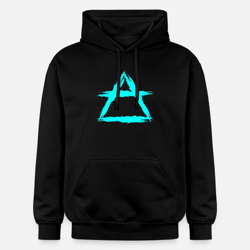 Élément symbole air - Sweat à capuche Softstyle® Gildan Unisexe - noir