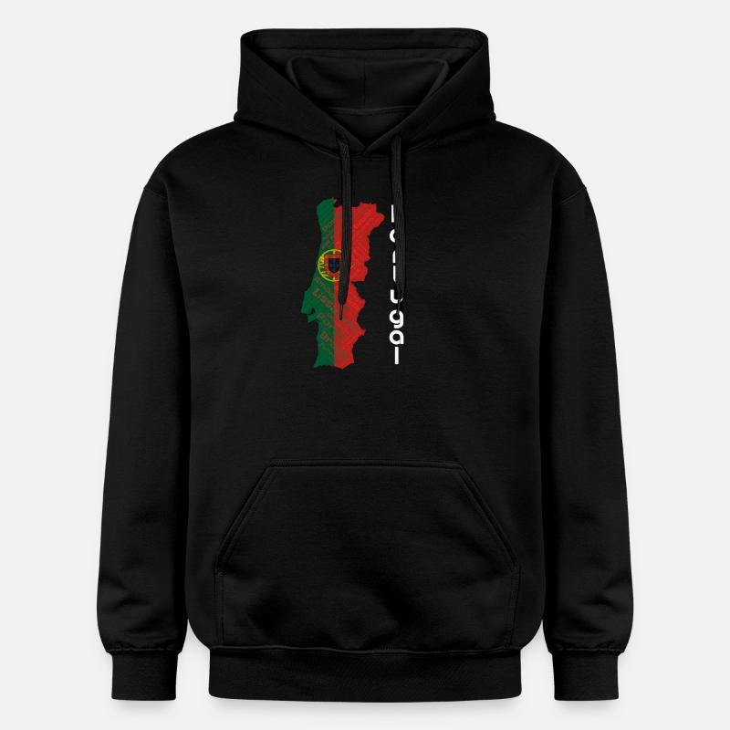 Portugal - Sweat à capuche Softstyle® Gildan Unisexe - noir