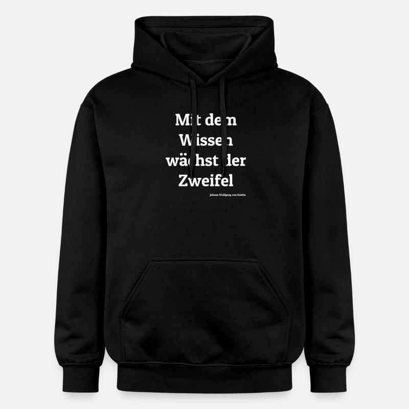 Goethe Citation - Sweat à capuche Softstyle® Gildan Unisexe - noir