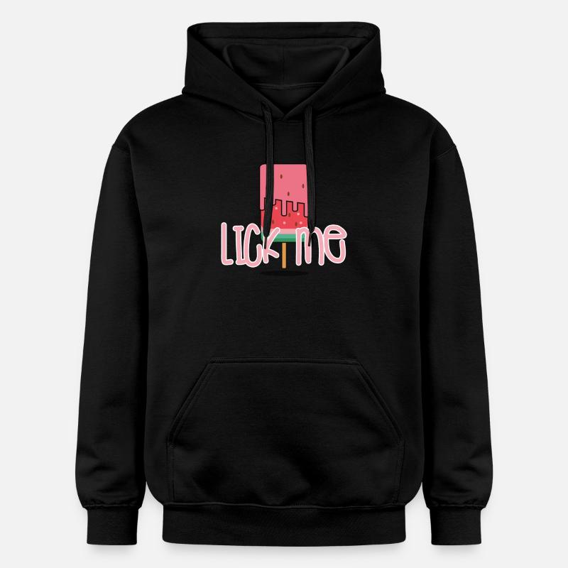 Me lécher - Sweat à capuche Softstyle® Gildan Unisexe - noir