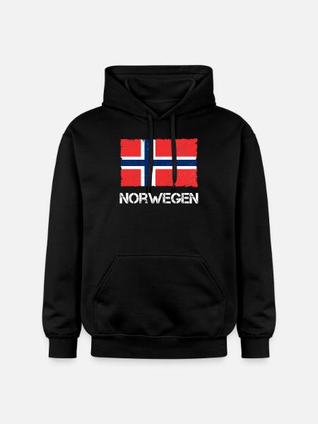 Norway - Gildan Unisex Softstyle® Midweight Hoodie - black