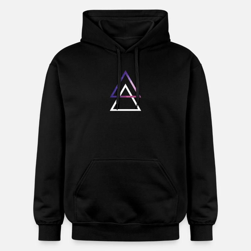 triangle - Sweat à capuche Softstyle® Gildan Unisexe - noir