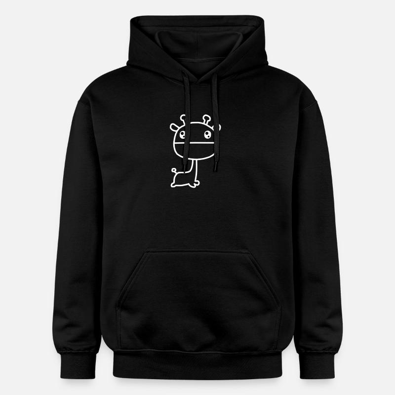 girafe - Sweat à capuche Softstyle® Gildan Unisexe - noir