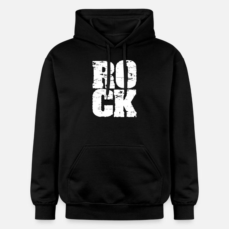 rock - Sweat à capuche Softstyle® Gildan Unisexe - noir
