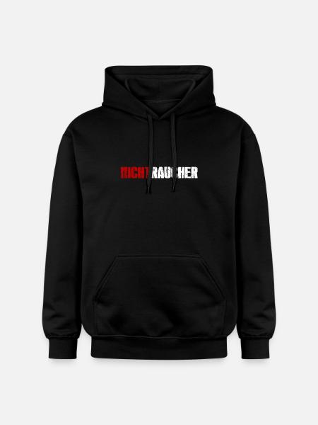 non-smoker - Gildan Unisex Softstyle® Midweight Hoodie - black