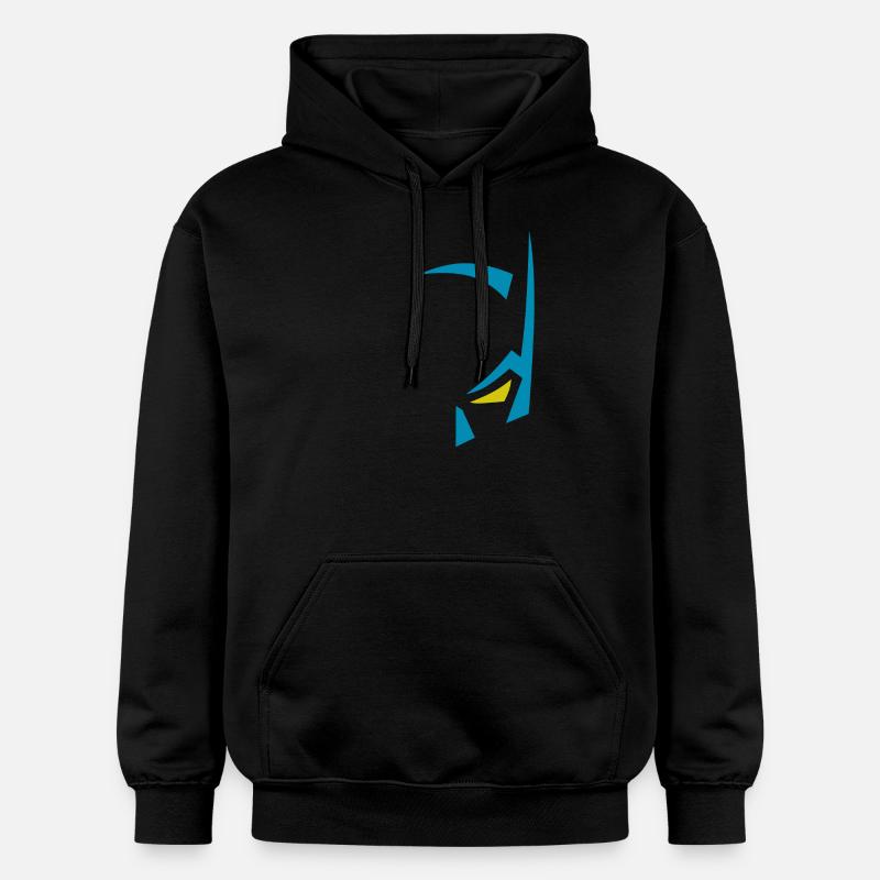 Masque de super-héros - Sweat à capuche Softstyle® Gildan Unisexe - noir
