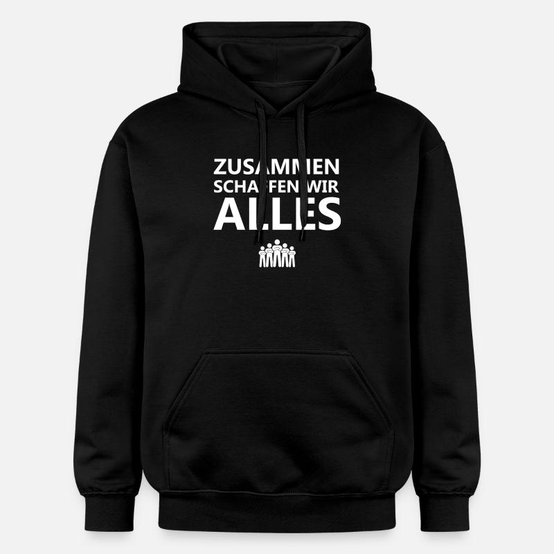 Ensemble, nous créons tout - Sweat à capuche Softstyle® Gildan Unisexe - noir