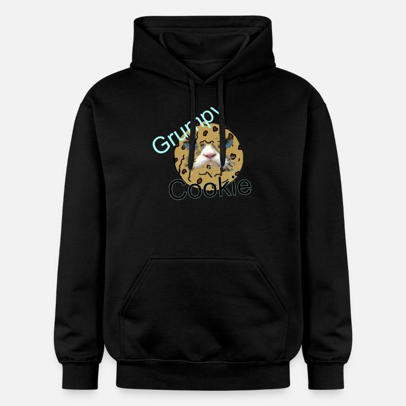 Cookie grincheux - Sweat à capuche Softstyle® Gildan Unisexe - noir