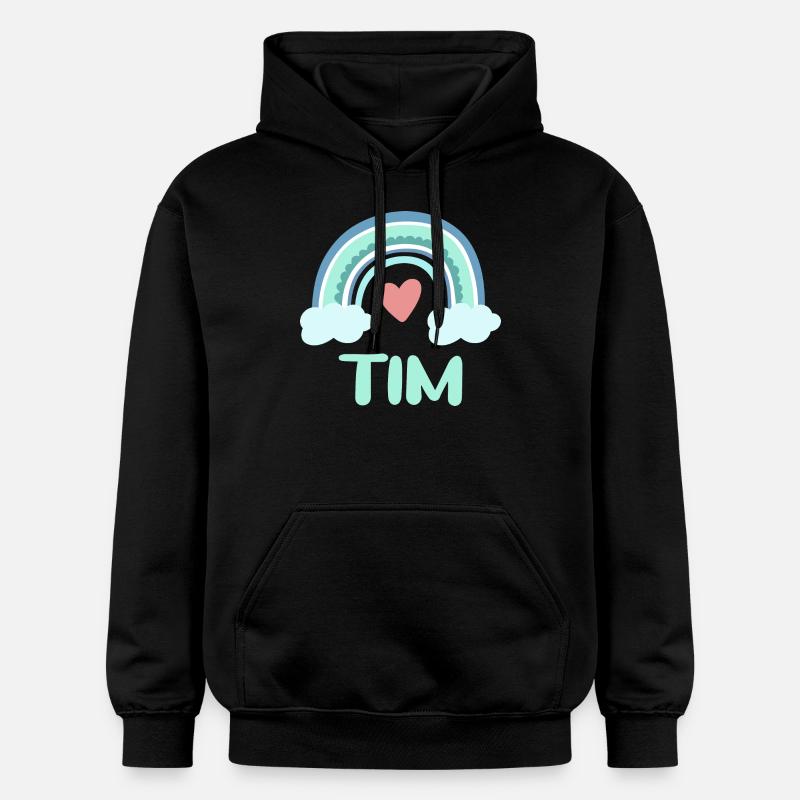 Tim Nom Rainbow Baby - Sweat à capuche Softstyle® Gildan Unisexe - noir