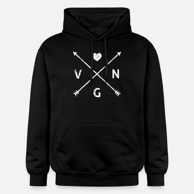 VEGAN cadeau végétalien drôle - Sweat à capuche Softstyle® Gildan Unisexe - noir
