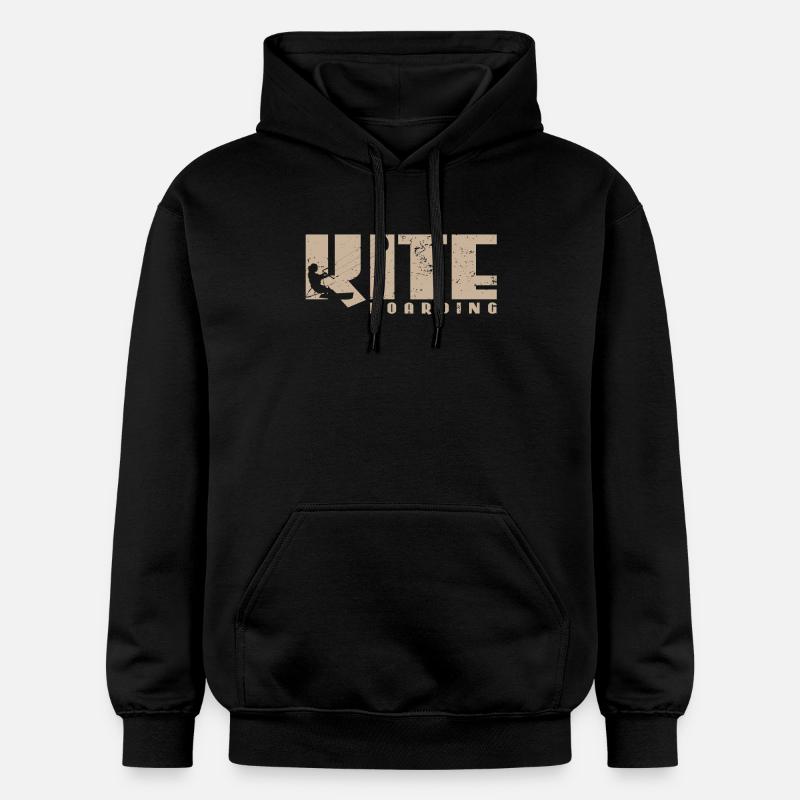 Planche de kite - Sweat à capuche Softstyle® Gildan Unisexe - noir