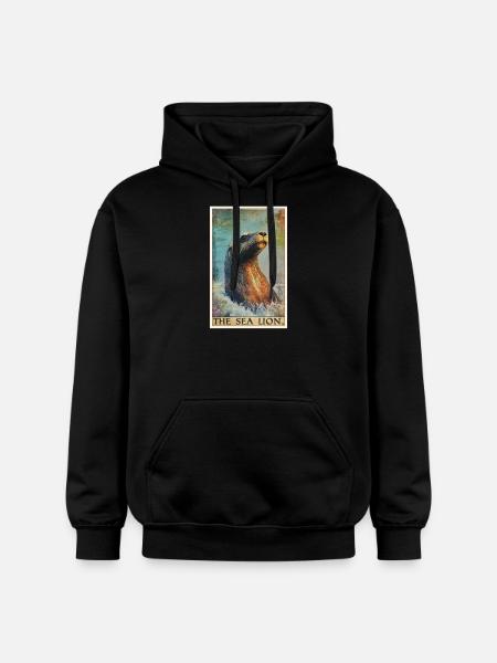 Seelöwen Seelöwe - Gildan Unisex Softstyle® Midweight Hoodie - Schwarz