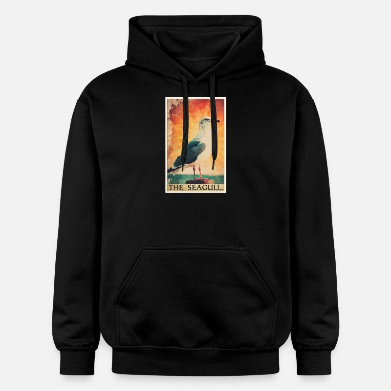 Mouettes Mouette - Sweat à capuche Softstyle® Gildan Unisexe - noir
