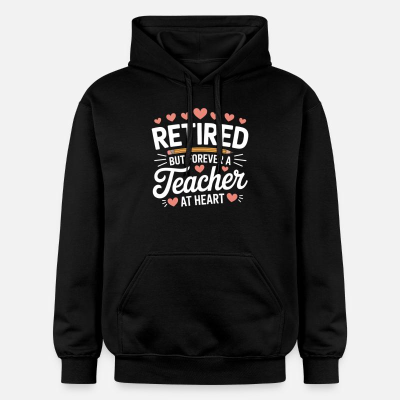 Enseignant à la retraite - Sweat à capuche Softstyle® Gildan Unisexe - noir