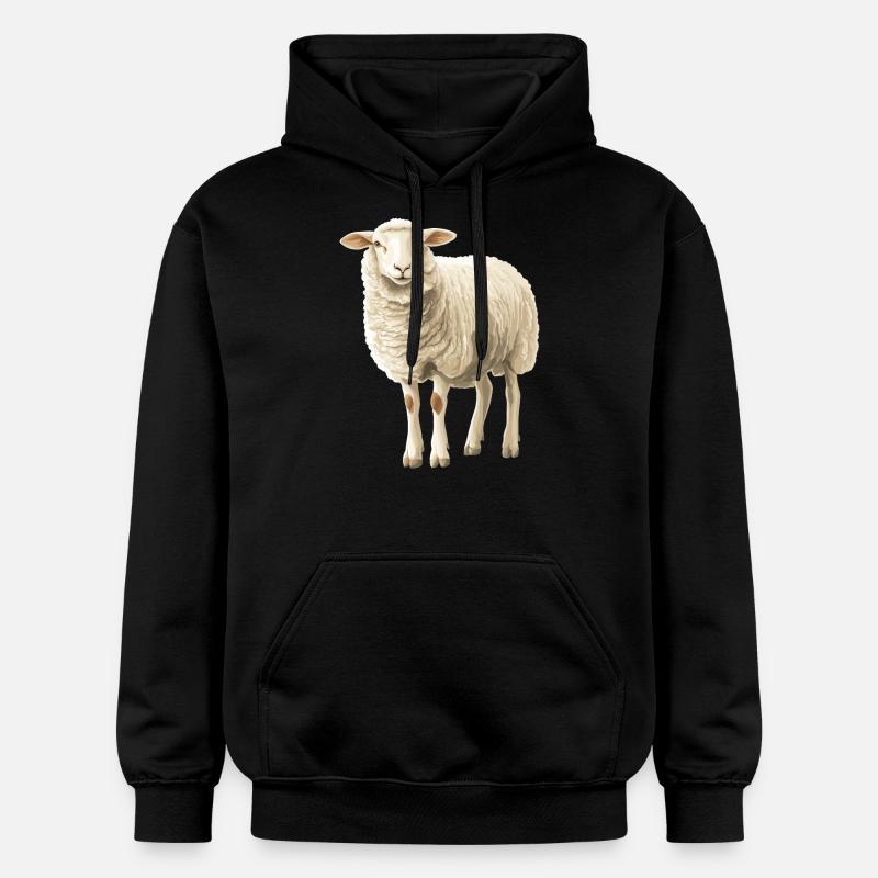 Mouton Mouton - Sweat à capuche Softstyle® Gildan Unisexe - noir