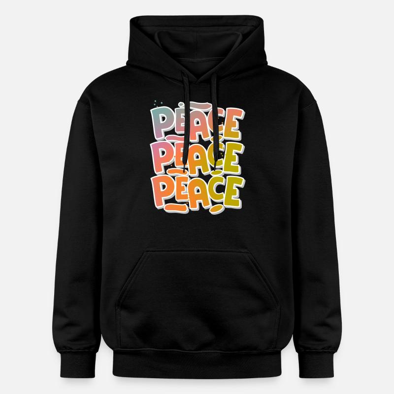 Peace Frieden - Sweat à capuche Softstyle® Gildan Unisexe - noir