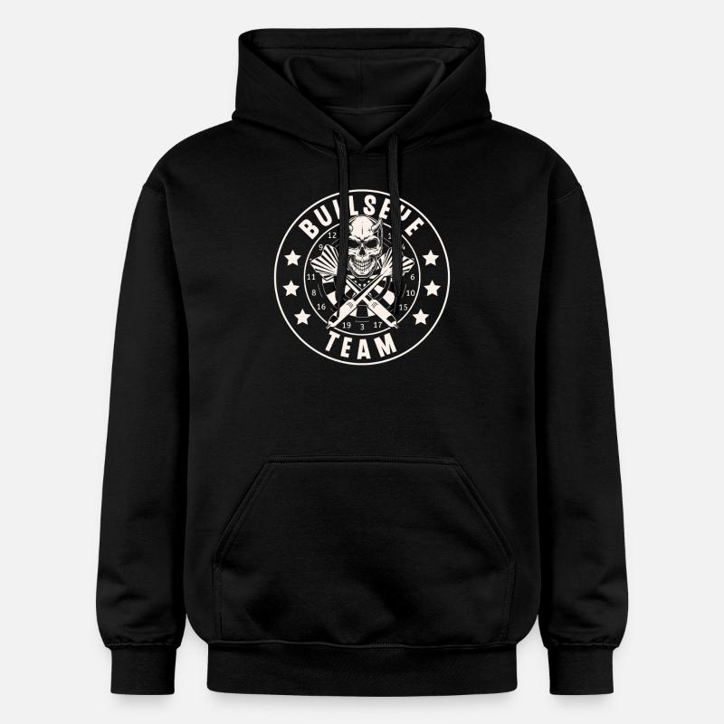 Fléchettes Fléchettes Jeu de fléchettes - Sweat à capuche Softstyle® Gildan Unisexe - noir