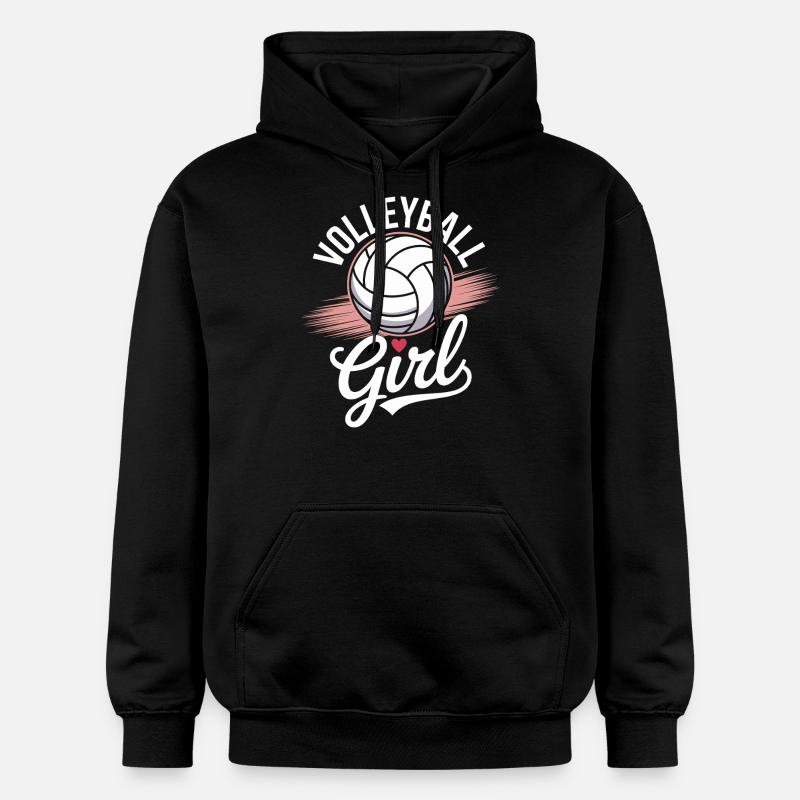 Joueuse de volley-ball - Sweat à capuche Softstyle® Gildan Unisexe - noir