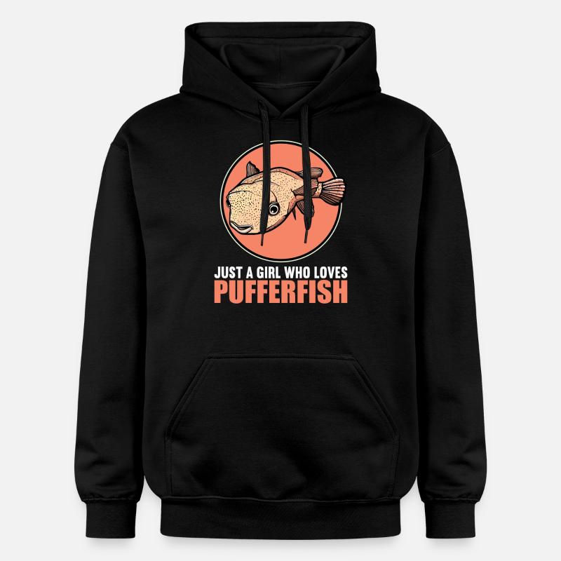 Poisson-globe Poisson-globe - Sweat à capuche Softstyle® Gildan Unisexe - noir