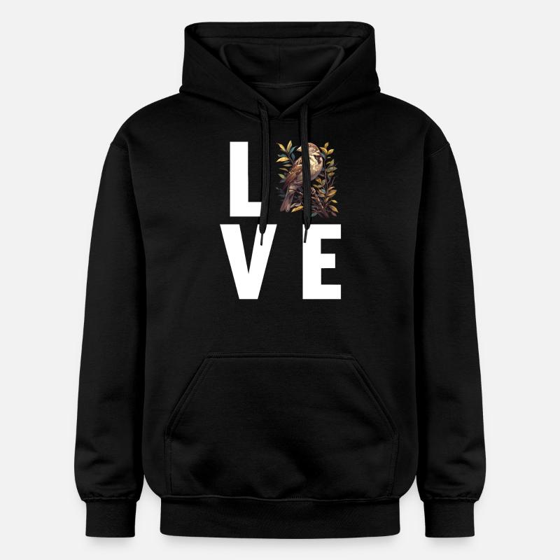 Moineaux Moineau - Sweat à capuche Softstyle® Gildan Unisexe - noir