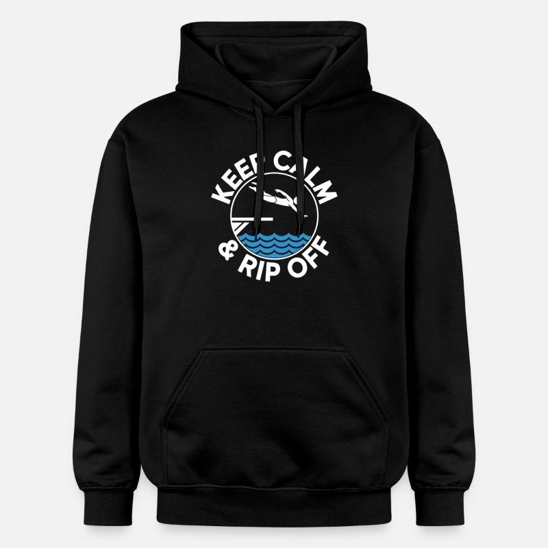 Plongeoir - Sweat à capuche Softstyle® Gildan Unisexe - noir