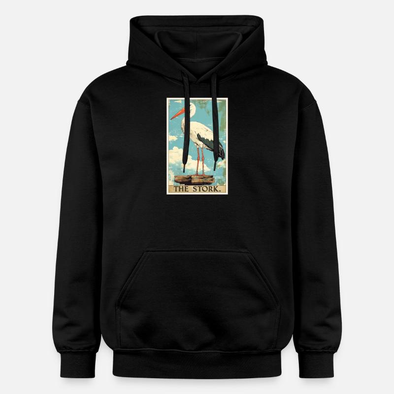 Cigognes Cigognes - Sweat à capuche Softstyle® Gildan Unisexe - noir