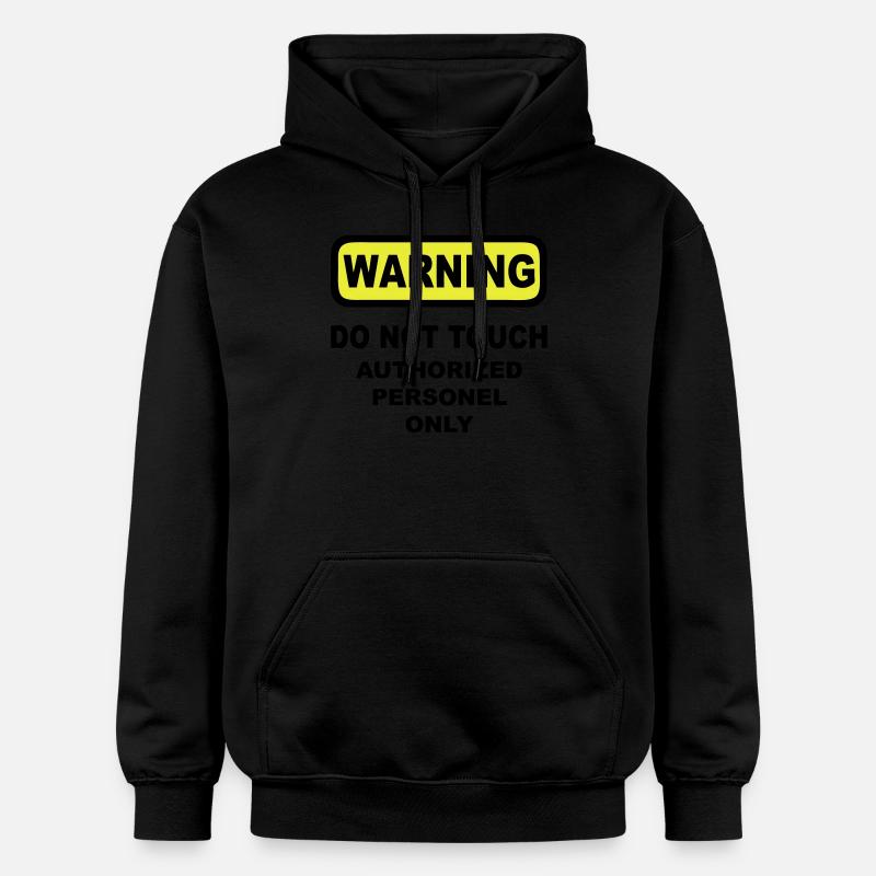 warning humor - Sweat à capuche Softstyle® Gildan Unisexe - noir
