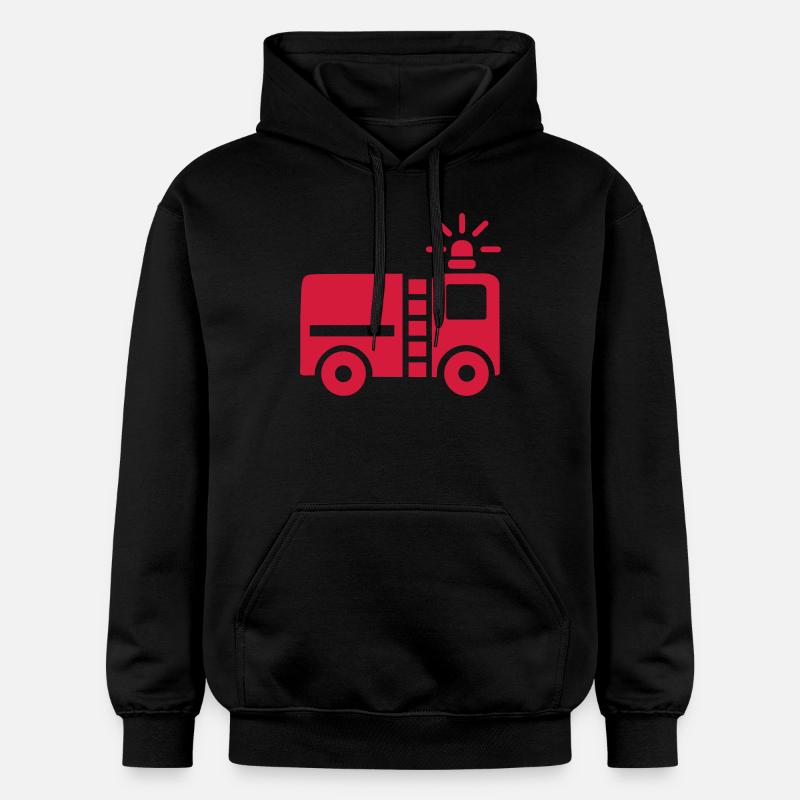 Pompiers - Sweat à capuche Softstyle® Gildan Unisexe - noir