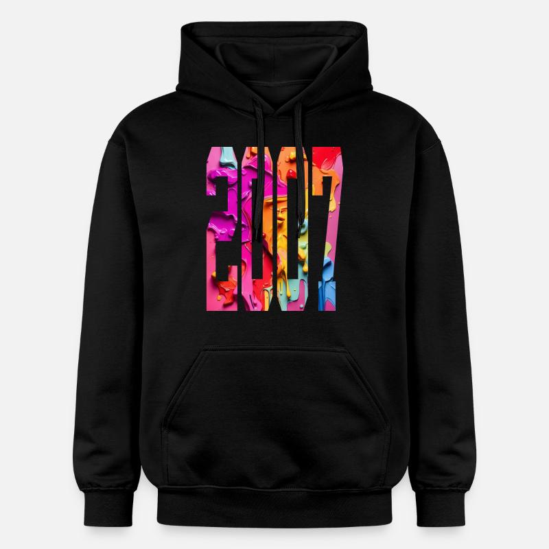 BUNT 19E ANNIVERSAIRE 2007 - Sweat à capuche Softstyle® Gildan Unisexe - noir