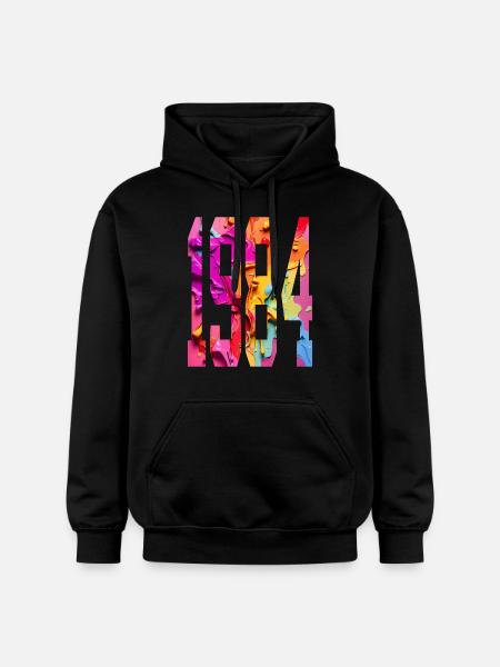 BUNT 42E ANNIVERSAIRE 1984 - Sweat à capuche Softstyle® Gildan Unisexe - noir