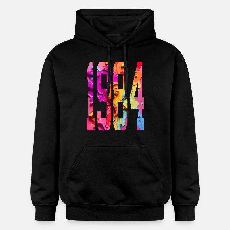 BUNT 42E ANNIVERSAIRE 1984 - Sweat à capuche Softstyle® Gildan Unisexe - noir