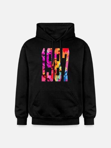 BUNT 39TH BIRTHDAY 1987 - Gildan Unisex Softstyle® Midweight Hoodie - black